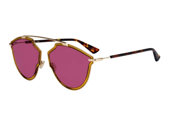 Dior DIORSOREALRISE 001 U1 Gold/Transparent Yellow/Havana/Dark Pink