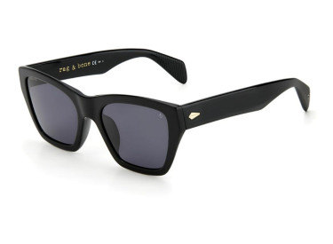 Rag & Bone RNB1046/G/S 0807 IR Shiny Black/Grey