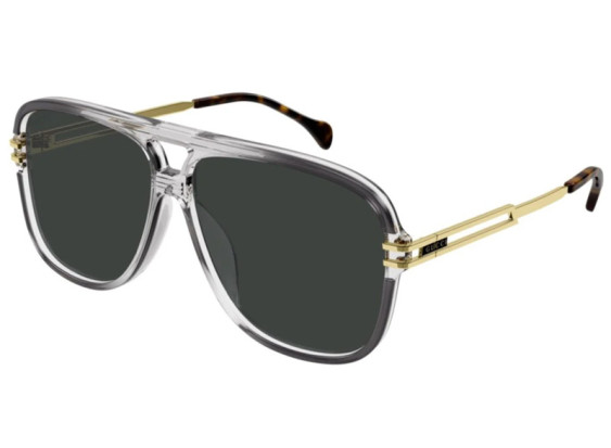 Gucci GG1105S 001 Grey/Gold/Grey