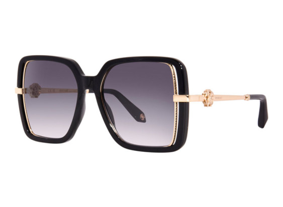 Roberto Cavalli SRC007 0700 Black/Gold/Grey Gradient