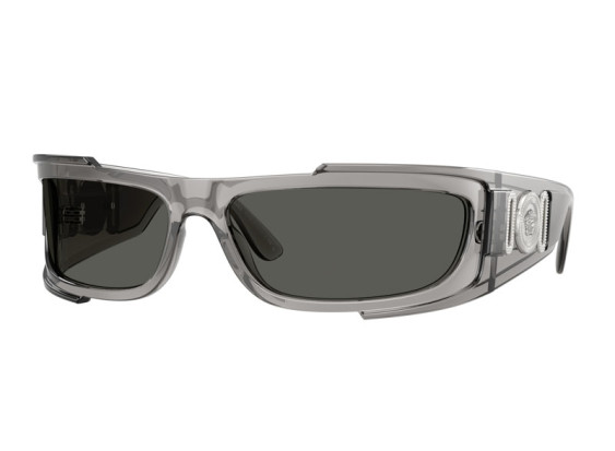Versace VE4446 593/87 Grey Transparent/Dark Grey