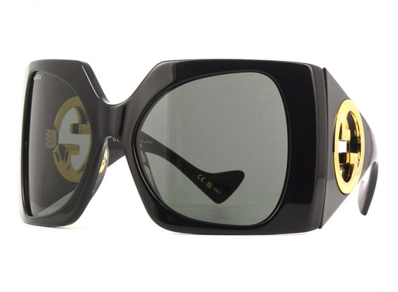 Gucci GG1255S 001 Black/Smoke