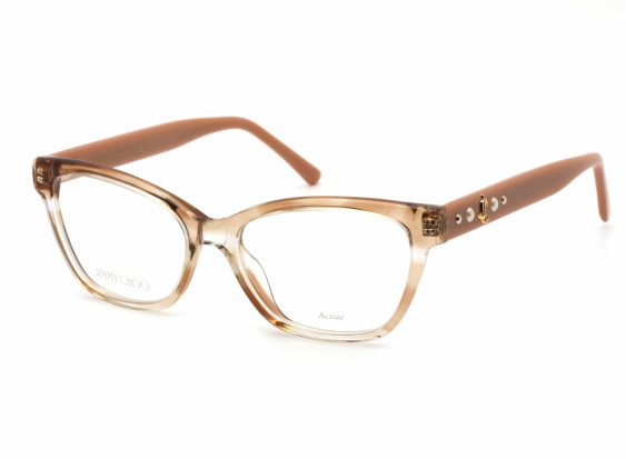 Jimmy Choo JC334 0HR5 00 Striped Pink 52mm