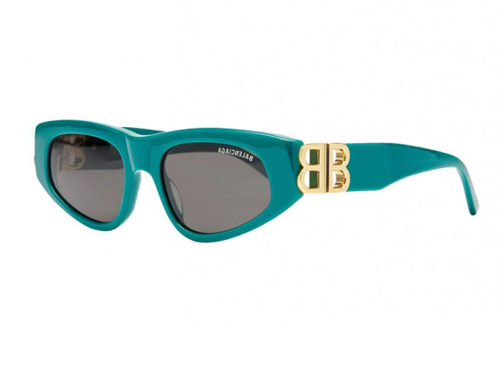 Balenciaga BB0095S 005 Green/Grey