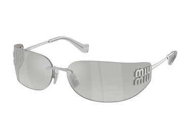Miu Miu MUA51S 1BC10Y Silver/Grey Mirror Silver Gradient