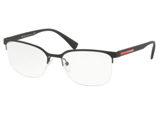 Prada Sport PS51IV DG01O1 Black Rubber 55mm