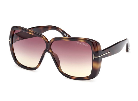 Tom Ford FT1037 52Z Shiny Dark Havana/Violet Gradient