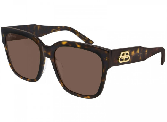 Balenciaga BB0056S 002 Havana/Brown