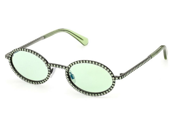 Swarovski SK0340 08N Gunmetal/Green
