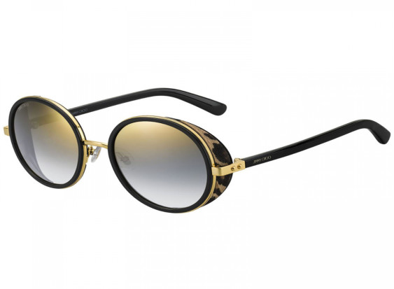 Jimmy Choo Andie/N/S 00NQ 00 Gold Black/ Grey Gold Mirror Gradient