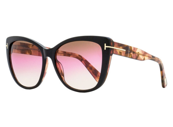 Tom Ford FT0937 05F Black and Antique Pink Havana/Brown/Pink & Sand Gradient