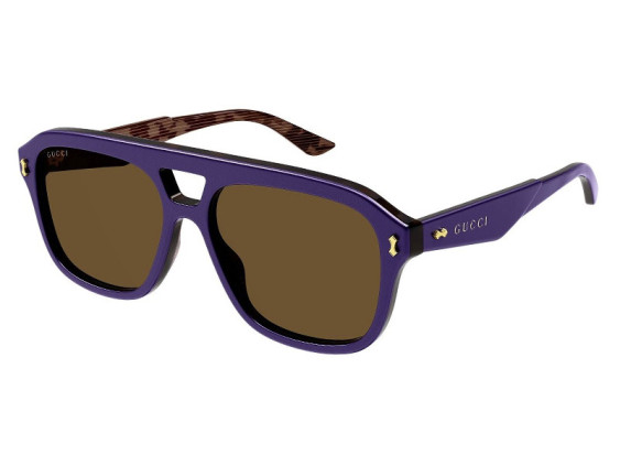 Gucci GG1263S 005 Purple Pearl/Tabac