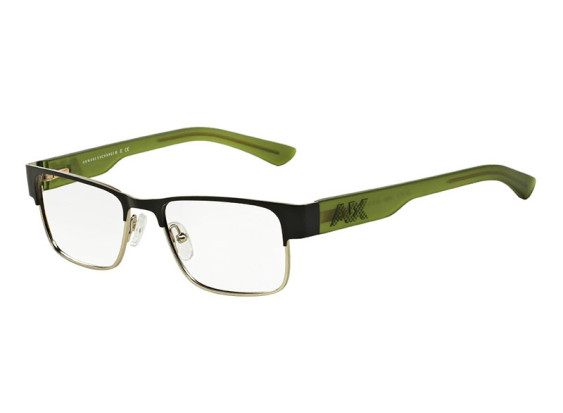 Armani Exchange AX1012 6045 Black/Silver/Dark Green 51mm