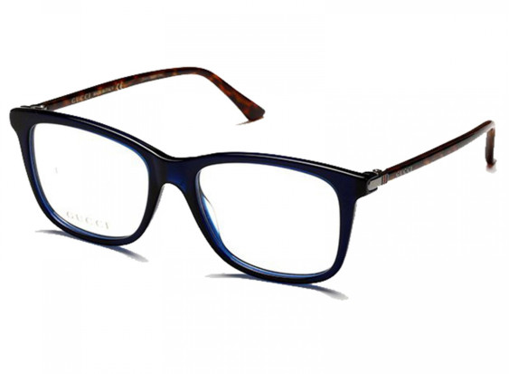 Gucci GG0018O 007 Blue/Havana 54mm