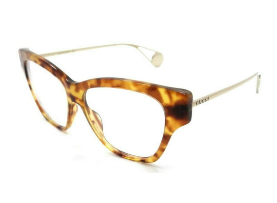 Gucci GG0438O 002 Havana Gold