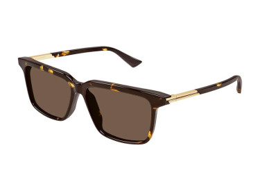 Bottega Veneta BV1261S 002 Havana/Brown