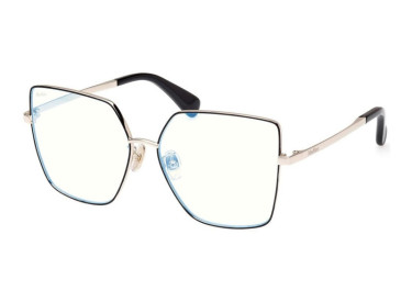 Max Mara MM5073-H-B 005 Black/Gold 60mm