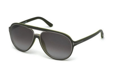 Tom Ford FT0379 SERGIO 98B Olive Green/Gunmetal/Smoke Gradient