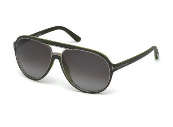 Tom Ford FT0379 SERGIO 98B Olive Green/Gunmetal/Smoke Gradient