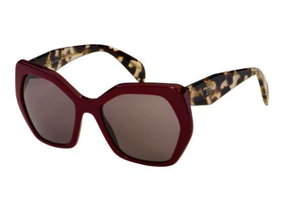 Prada PR16RS VIY6X1 Bordeaux/ Purple Brown