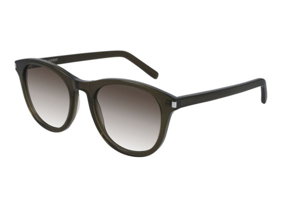 Saint Laurent SL401 007 Dark Green/Brown Gradient