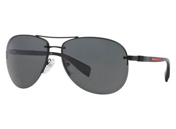 Prada Sport PS56MS 1BO1A1 Black Demi Shiny/Grey