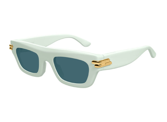 Bottega Veneta BV1321S 004 Shiny Solid Glacier Mint/Teal
