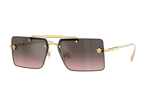 Versace VE2245 100258 Gold/Pink Gradient Grey Flash Silver