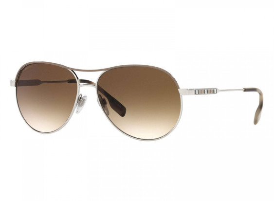 Burberry BE3122 100513 Silver/Beige/Brown