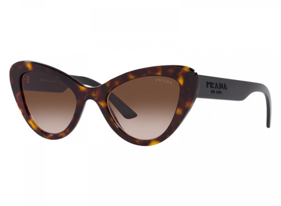 Prada PR13YS 2AU6S1 Havana/Brown Gradient