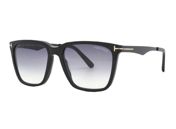 Tom Ford FT0862 01B Shiny Black/Smoke Gradient