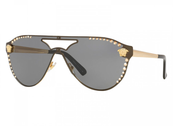 Versace VE2161B 100287 Gold/Black/Grey 42mm