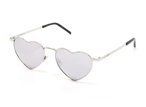 Saint Laurent SL301 LOU LOU 003 Silver/Silver Mirror