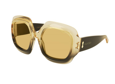 Gucci GG0988S 001 Transparent Gradient Gold/Yellow