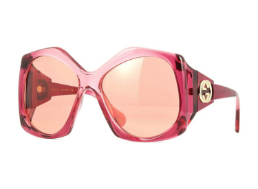 Gucci GG0875S 003 Burgundy/Orange