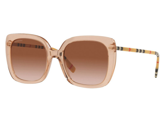 Burberry BE4323F 400613 Transparent Peach/Gradient Brown