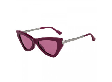 Jimmy Choo DONNA/S 8CQ/U1 Cherry and Dark Ruthenium/Pink