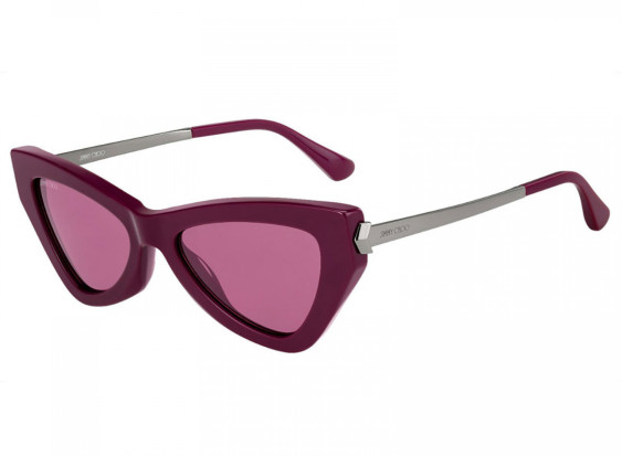Jimmy Choo DONNA/S 8CQ/U1 Cherry and Dark Ruthenium/Pink