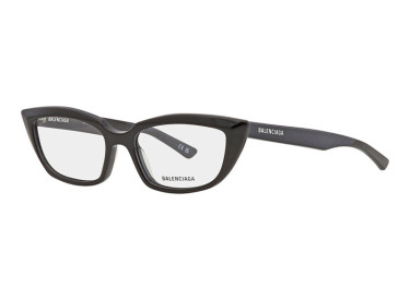 Balenciaga BB0063O 001 Shiny Black 52mm