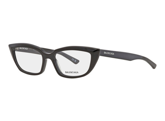 Balenciaga BB0063O 001 Shiny Black 52mm