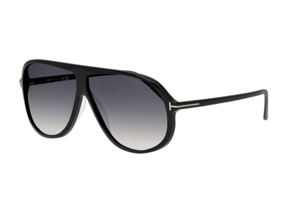 Tom Ford FT0998 01B Shiny Black/Gradient Smoke