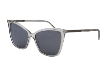 Saint Laurent SL384 003 Transparent Beige/Silver