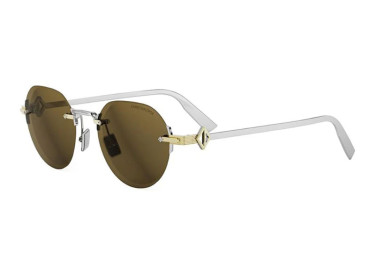 Dior CD DIAMOND R5U F2H0 Gold/Silver/Brown