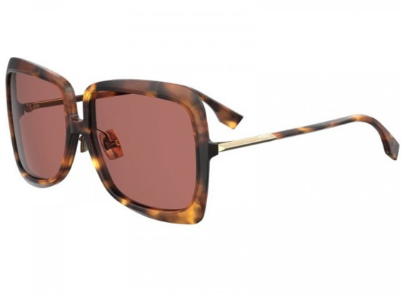 Fendi FF0429/S HJVU1 Brown Havana Yellow