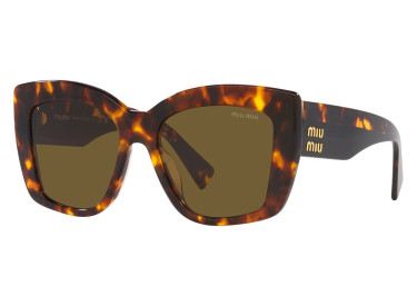 Miu Miu MU04WS VAU01T Havana Honey/Dark Brown