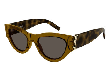 Saint Laurent SL M94 011 Transparent Brown/Havana/Brown