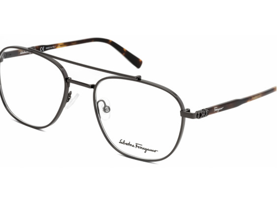 Salvatore Ferragamo SF2183 069 Shiny Dark Ruthenium 52mm