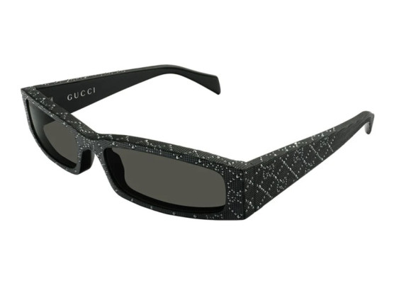 Gucci GG1778S 004 Black with Metal Stud Detail/Grey