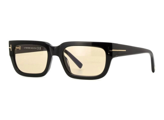 Tom Ford FT1075 01E Shiny Black/Brown
