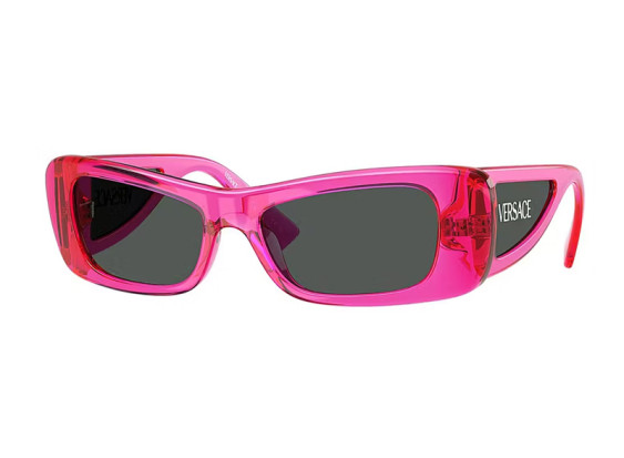 Versace VE4481 543487 Transparent Fluo Fucsia/Dark Grey